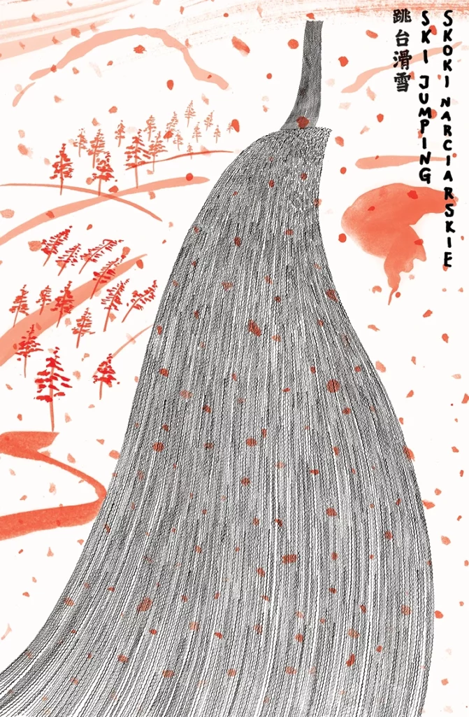 skoki narciarskie - serigrafia, rok 2021