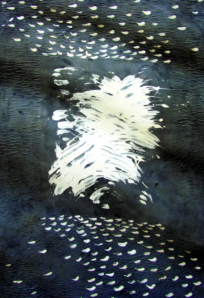 "Bez tytułu" odlew gipsowy 100x90 cm 2008 r