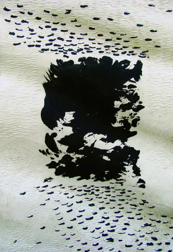 "Bez tytułu" odlew gipsowy 100x90 cm 2008 r