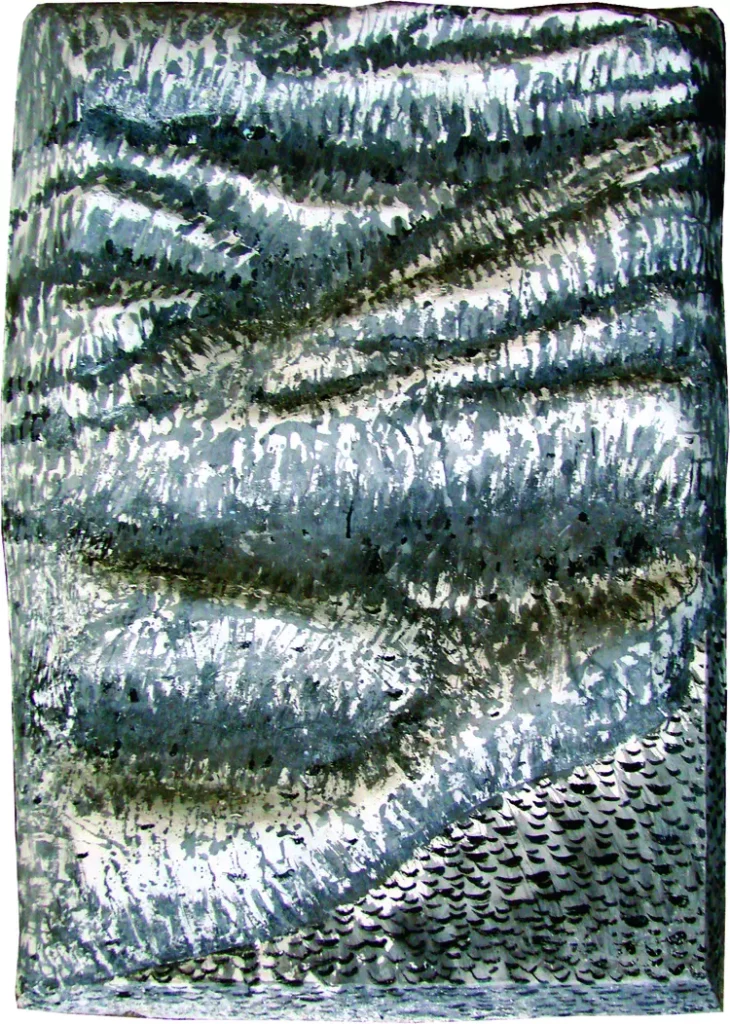 "Bez tytułu" odlew gipsowy 100x90 cm 2008 r