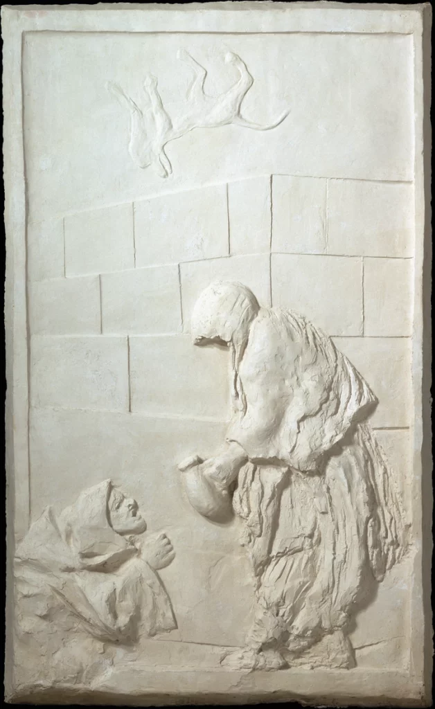 „Spragniony” odlew gipsowy 129 x 201 cm 2004 r