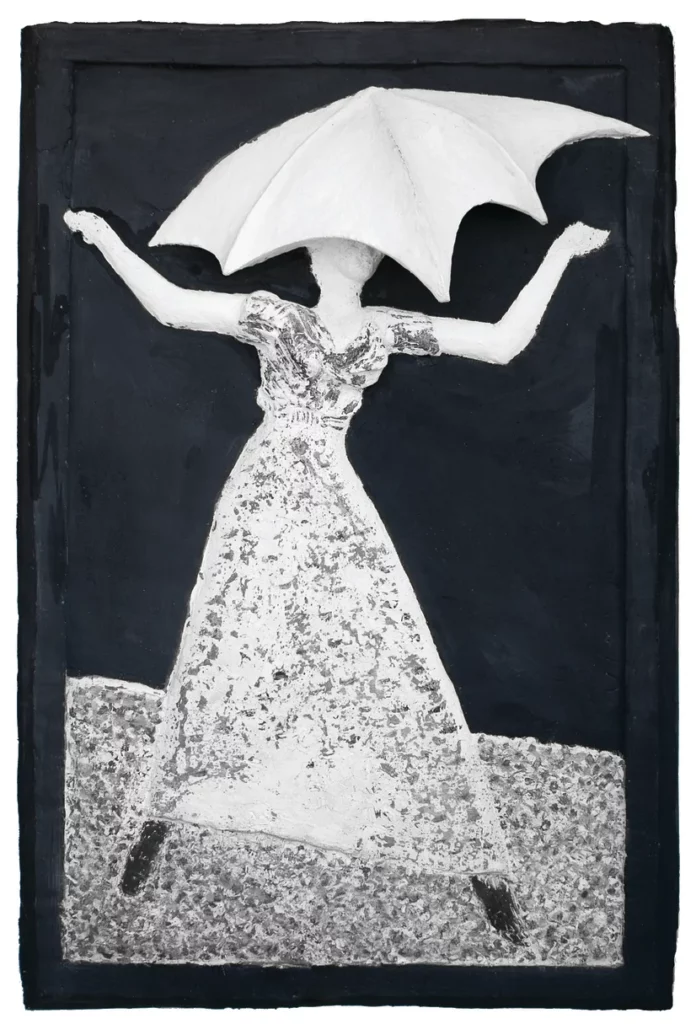 „Tańcząca” odlew gipsowy 135 x 220 cm 2004 r.