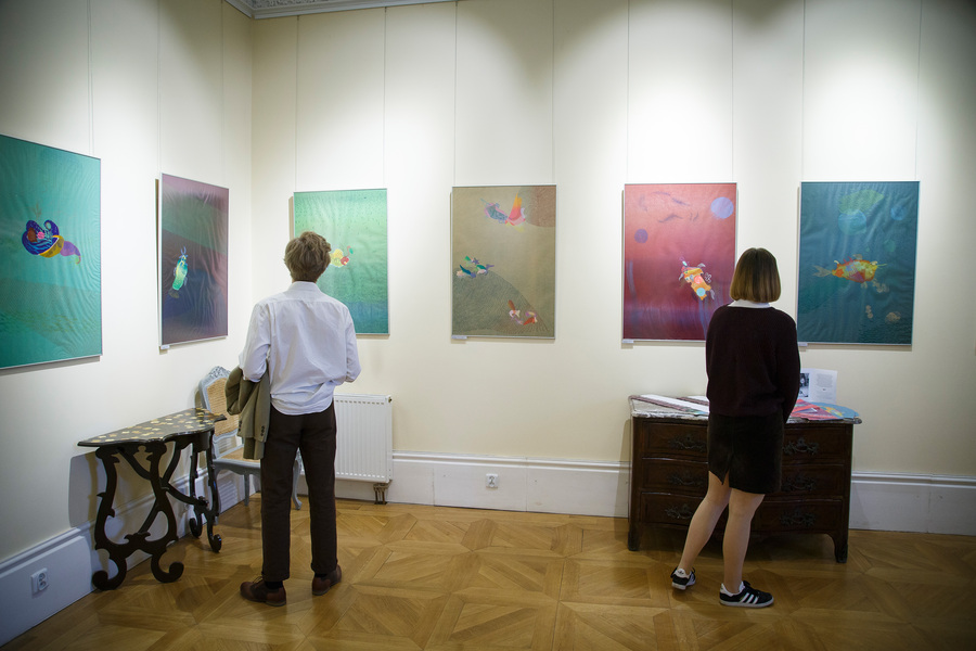 Wystawa prac Piotr Szulkowski Pałac w Korczewie